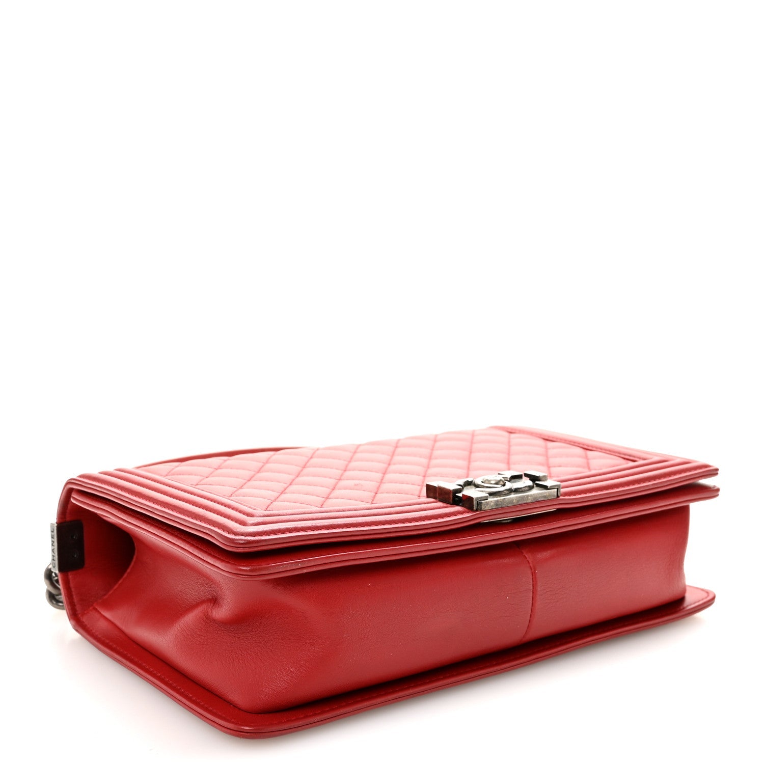 Chanel Calfskin Quilted New Medium Boy Flap Red