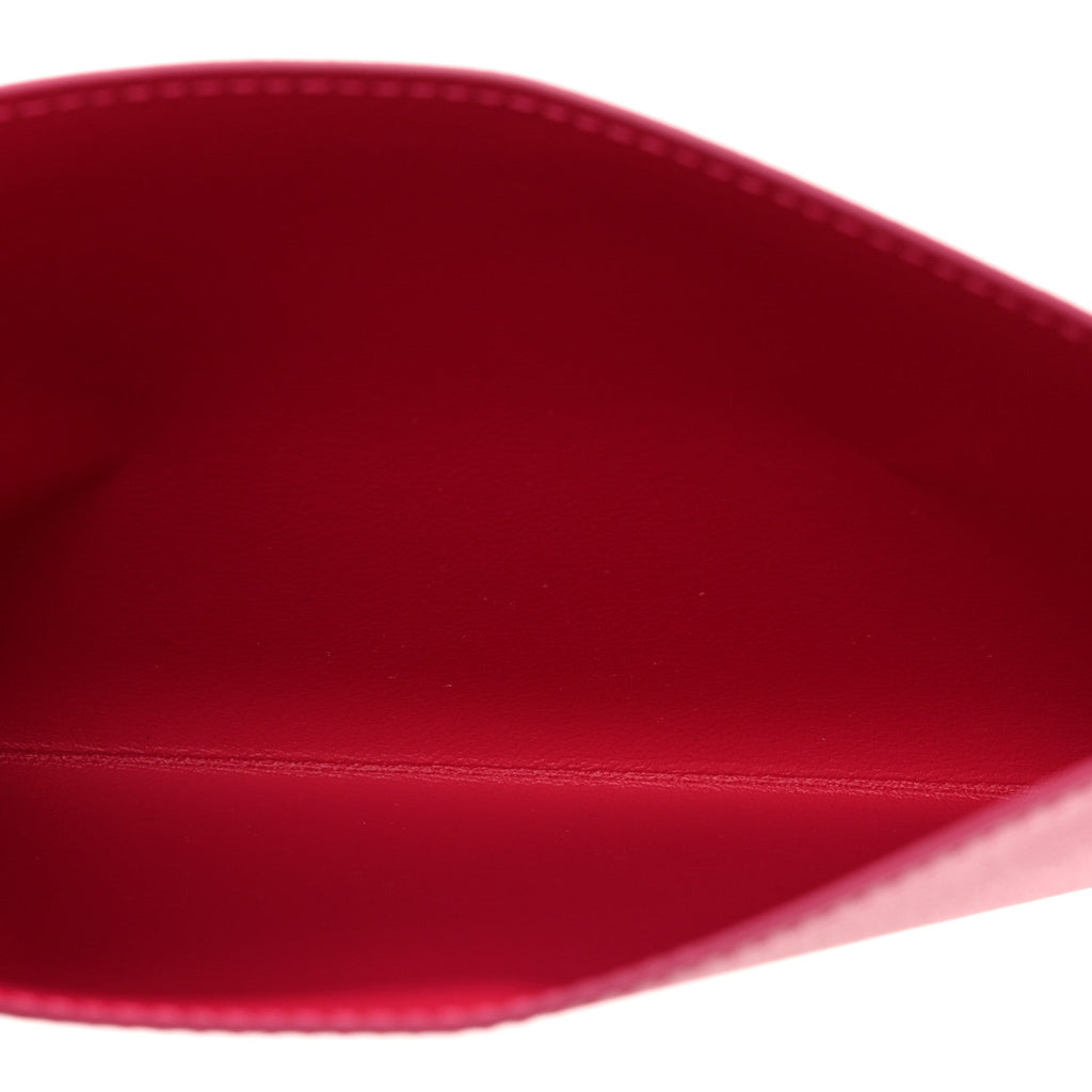 Louis Vuitton Calfskin Felicie Card Holder Insert Fuchsia