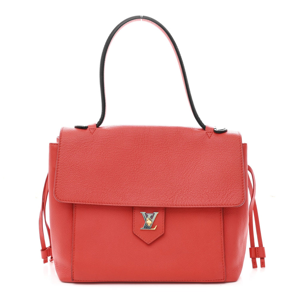 Louis Vuitton Calfskin Lockme PM Rouge