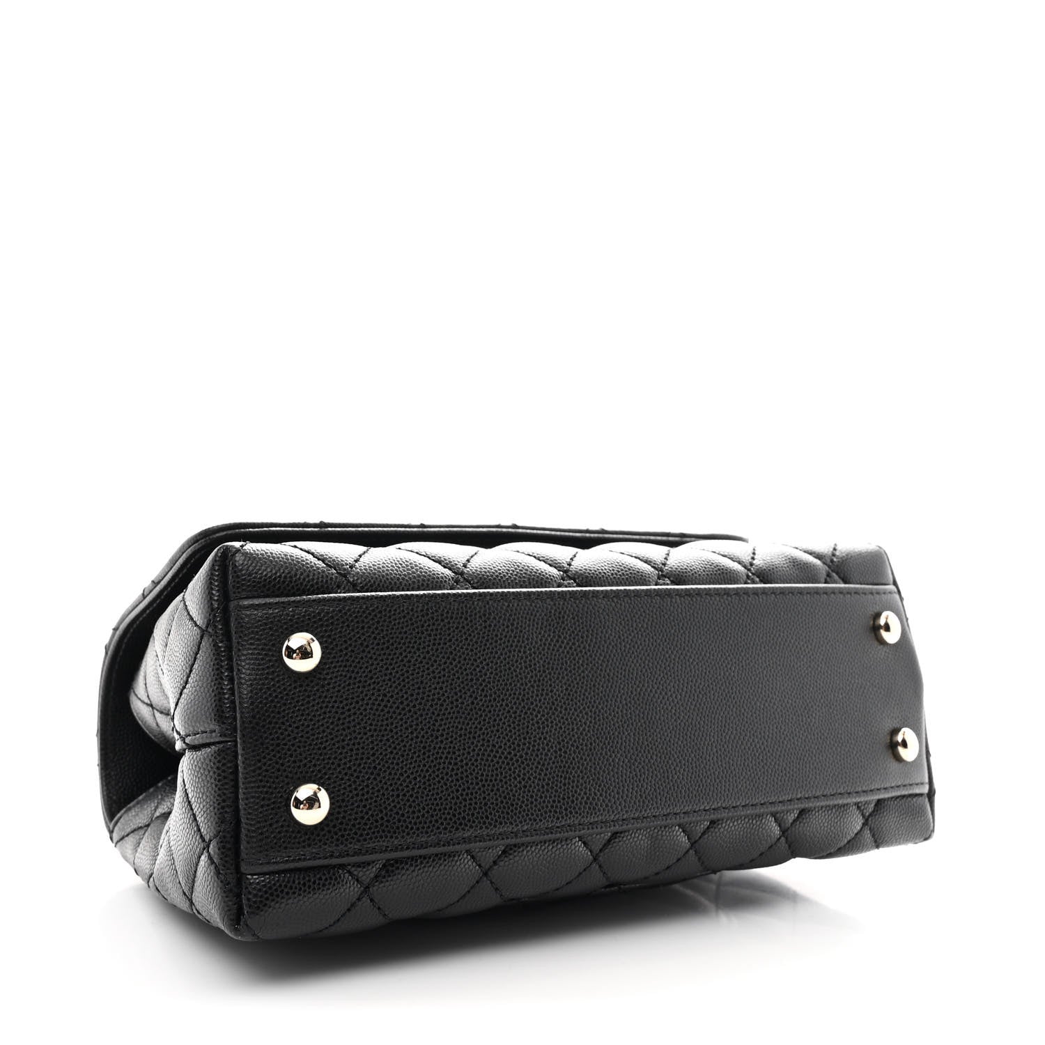 Chanel Caviar Quilted Mini Coco Handle Flap Black