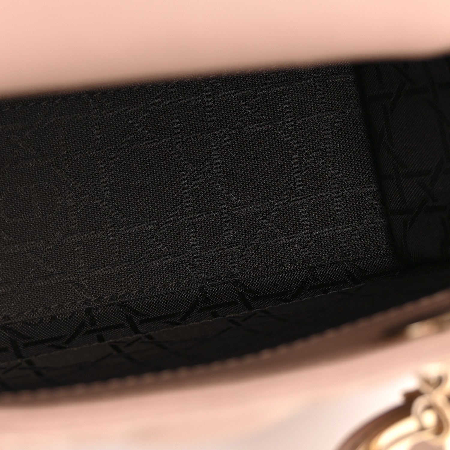 Christian Dior Lambskin Cannage Small My ABC Dior Lady Dior Blush