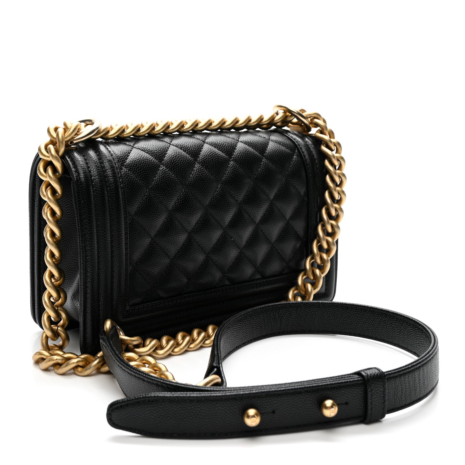 Chanel Caviar Quilted Small Boy Flap Black