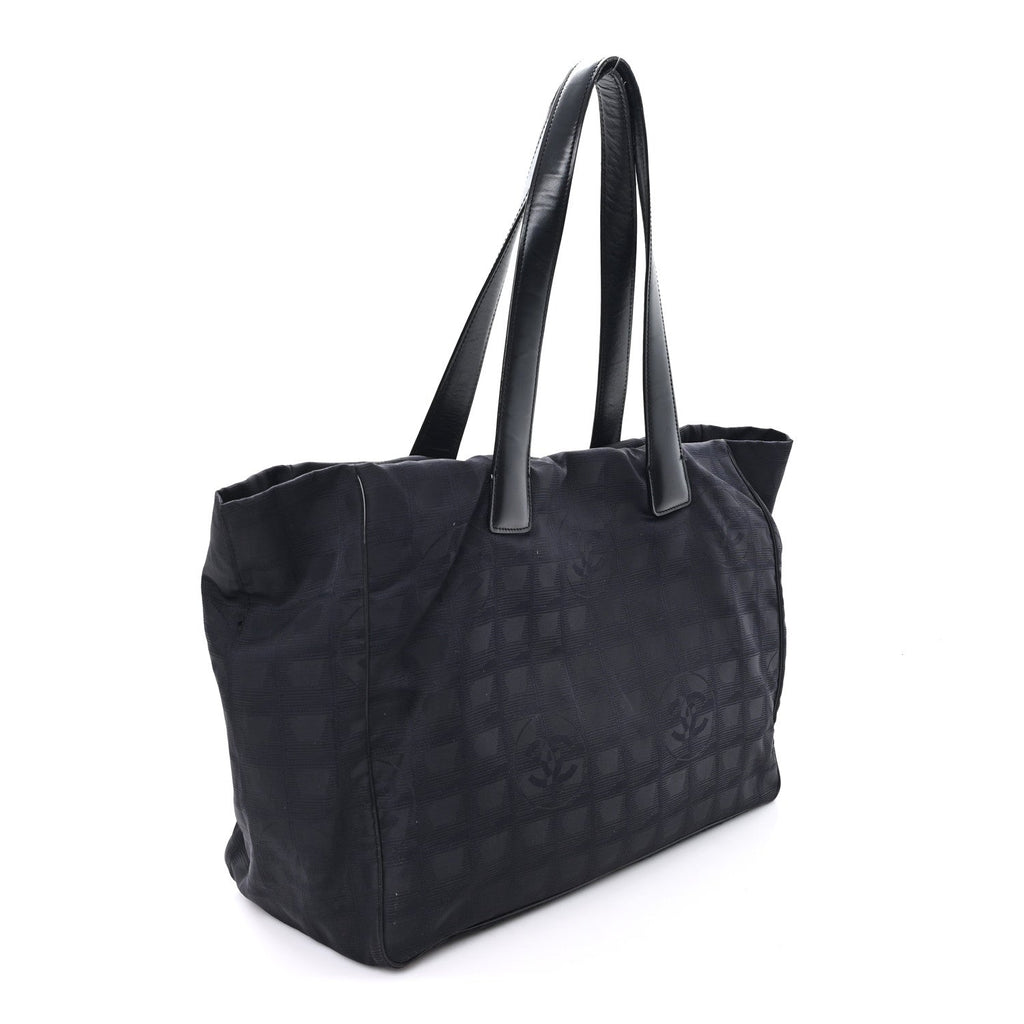 Chanel Nylon Medium Travel Tote Black