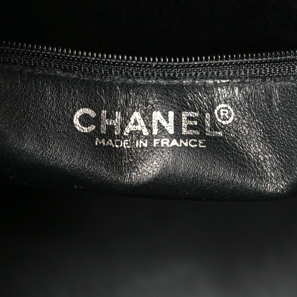 Chanel Caviar Quilted Medallion Tote Black