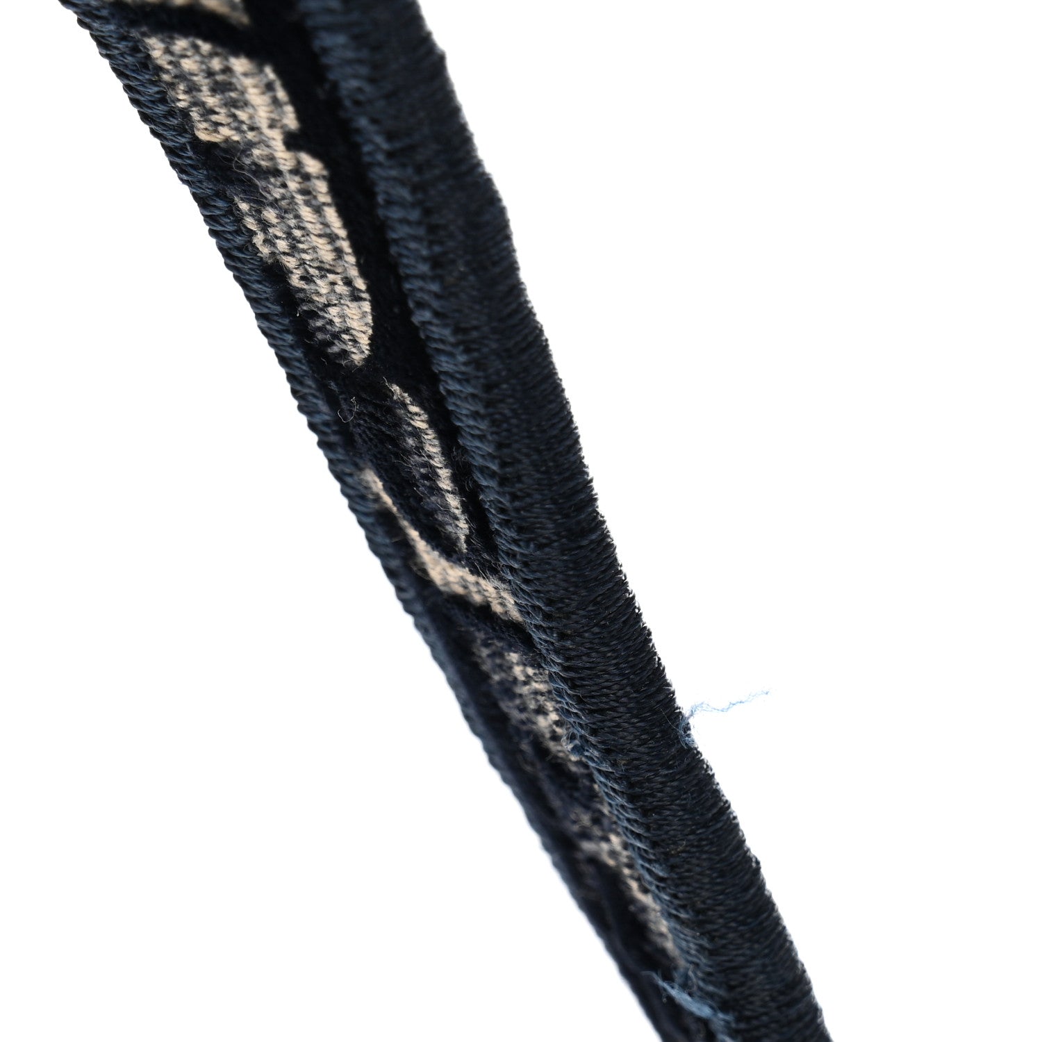 Christian Dior Velvet Oblique Saddle Bag Blue