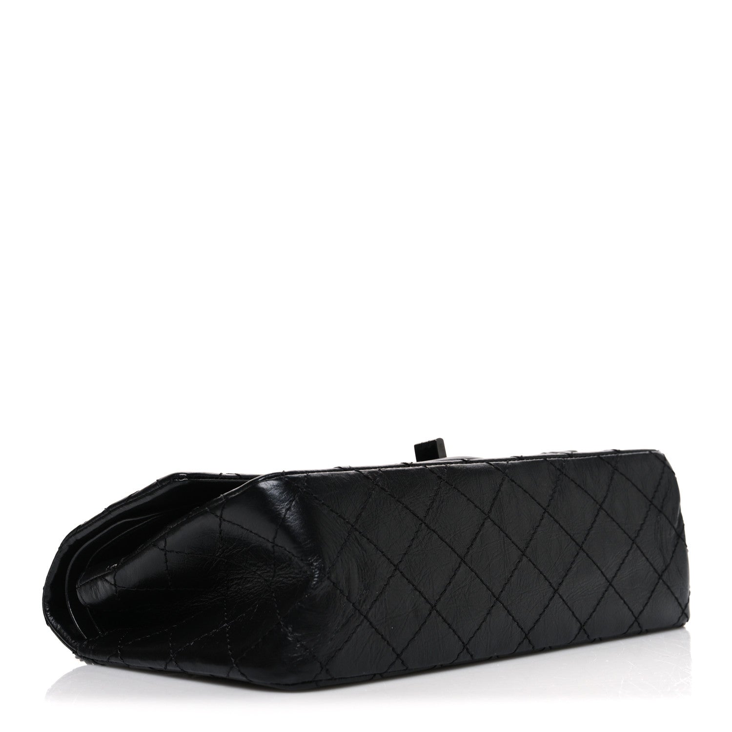 Chanel Aged Calfskin Quilted 2.55 Reissue 225 Flap So Black