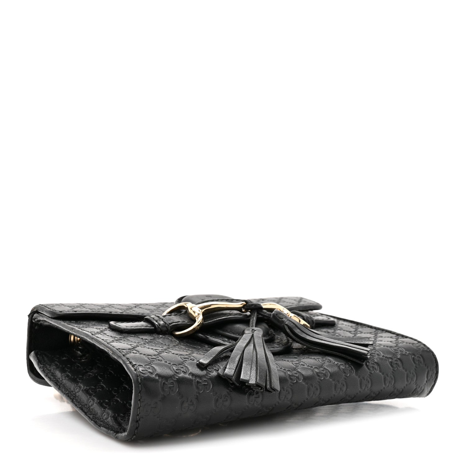 Gucci Microguccissima Mini Emily Chain Shoulder Bag Black