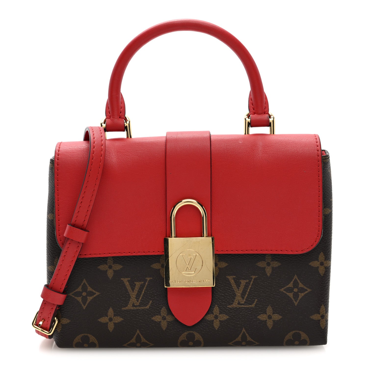Louis Vuitton Monogram Locky BB Coquelicot