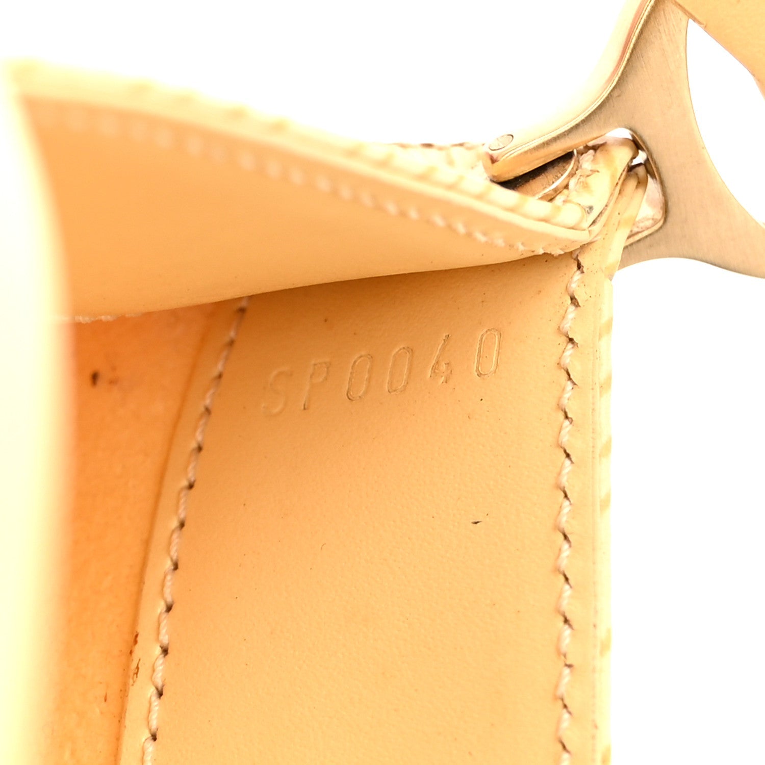Louis Vuitton Epi Demi Lune Pochette Vanilla