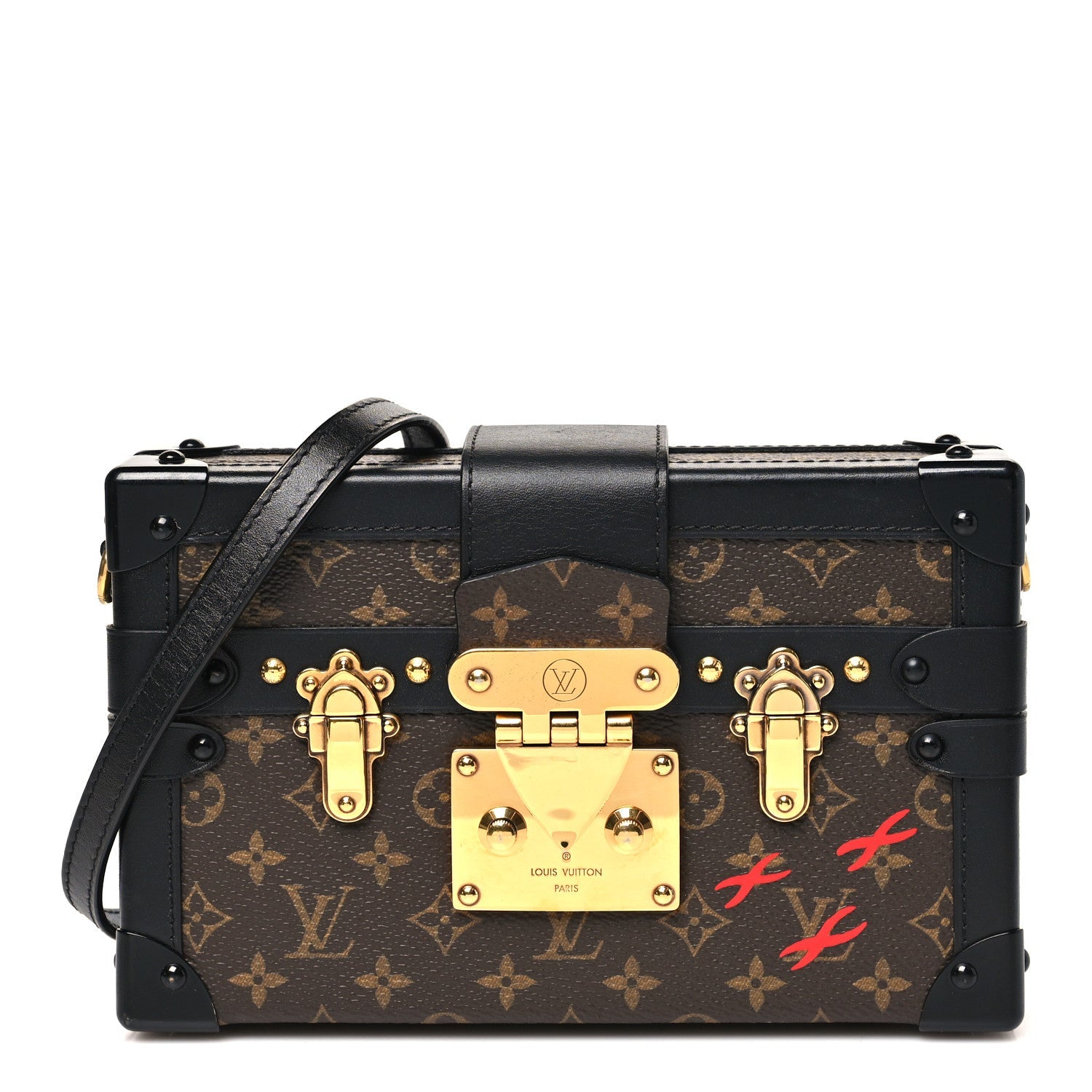 Louis Vuitton Monogram Petite Malle Black
