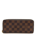 Louis Vuitton Damier Ebene Clemence Wallet Cherry