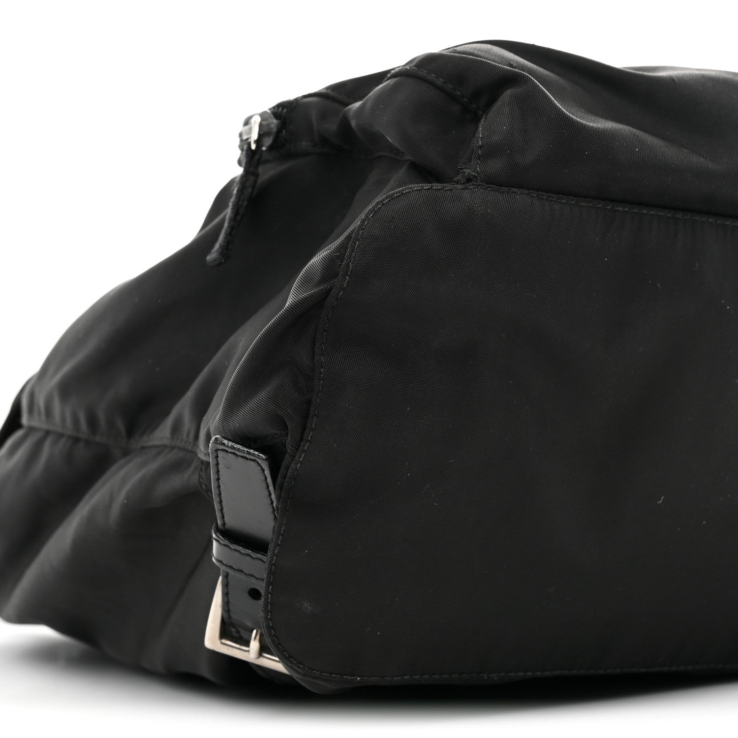 Prada Tessuto Nylon Vela Cinch Backpack Black