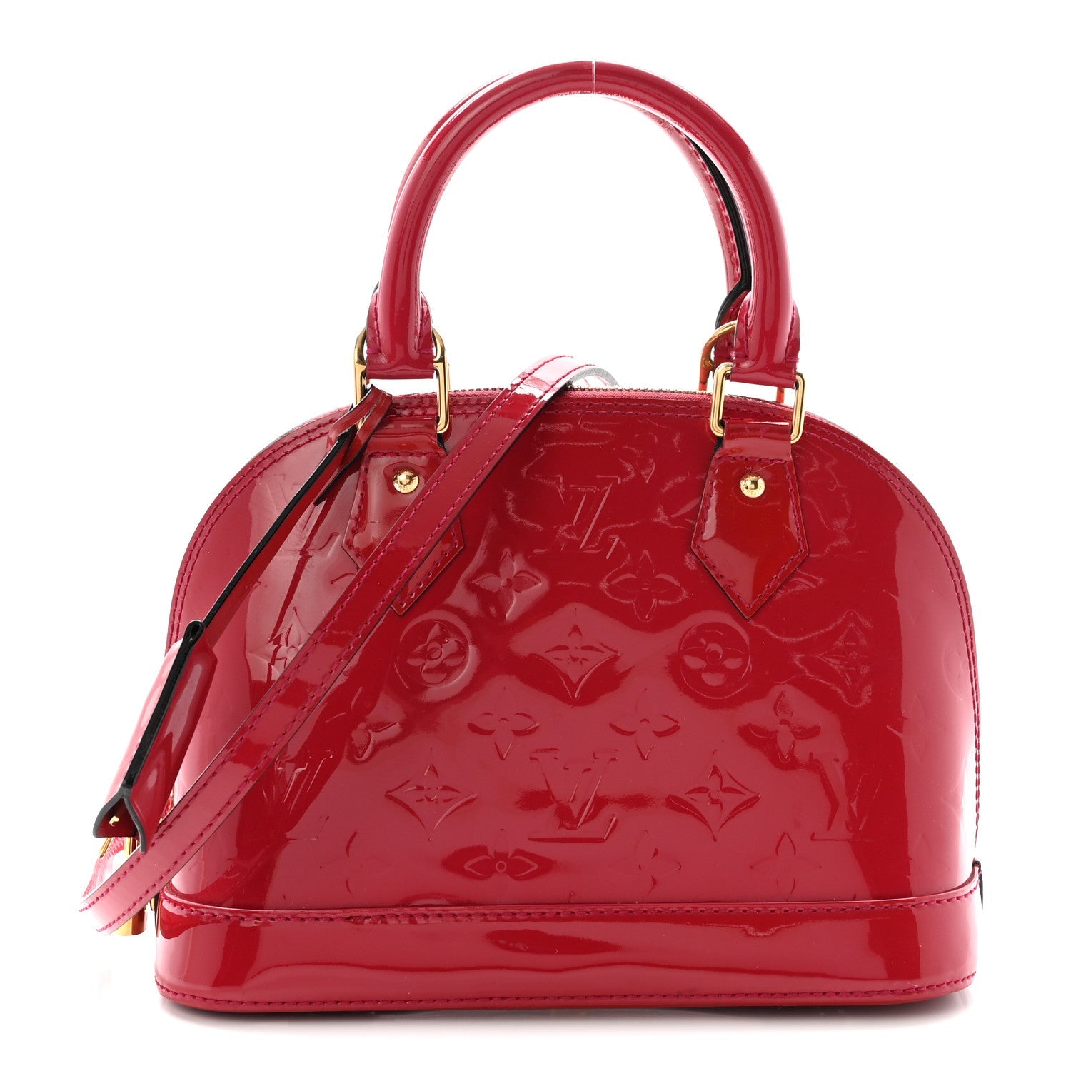Louis Vuitton Vernis Alma BB Rose Indien