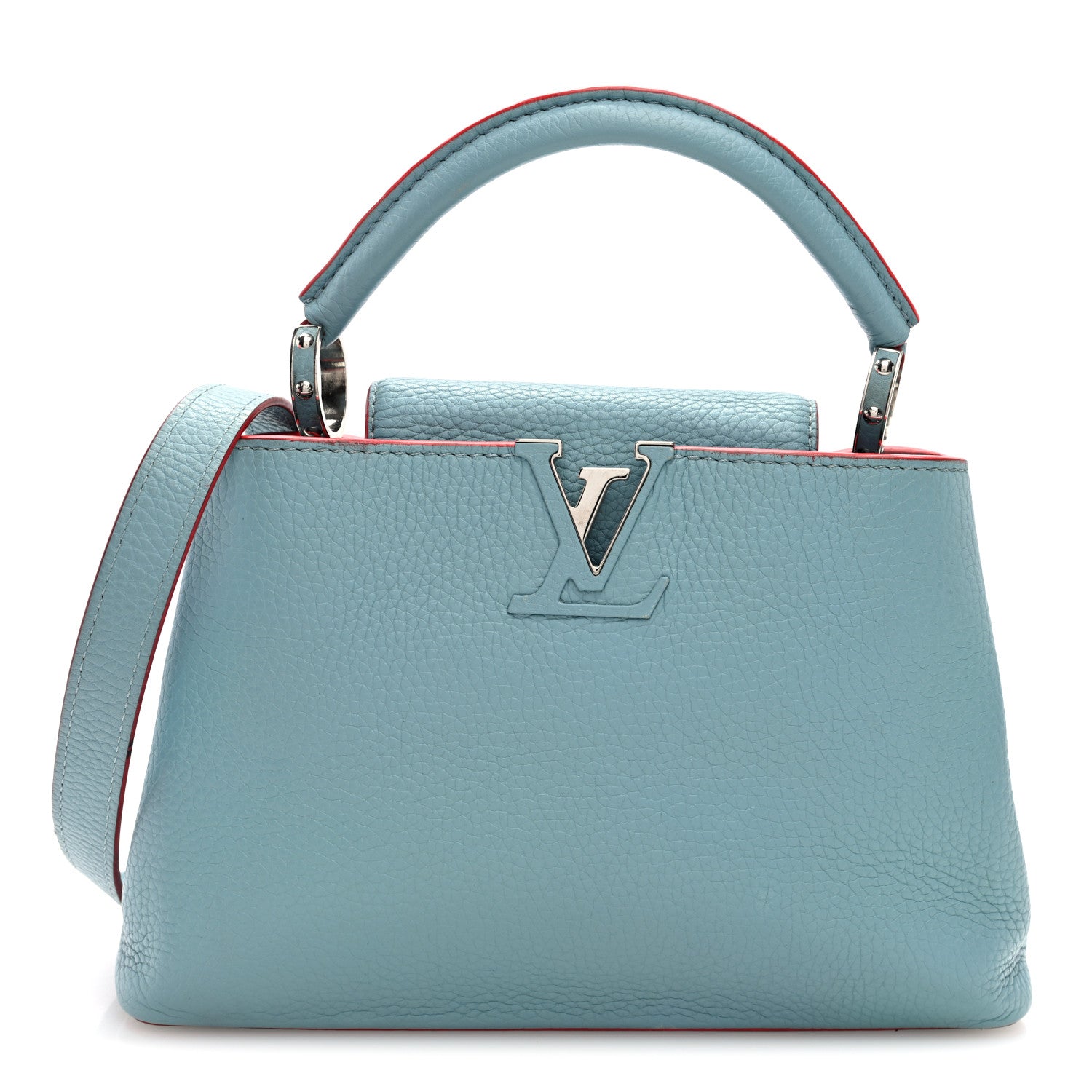 Louis Vuitton Taurillon Capucines BB Ciel