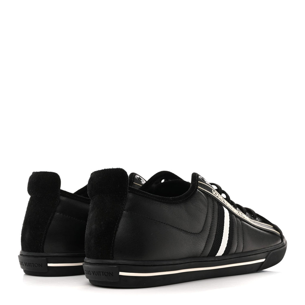 Louis Vuitton Calfskin Mens Cosmos Sneakers 8 Black