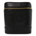 Chanel Caviar Vanity Cosmetic Case Black