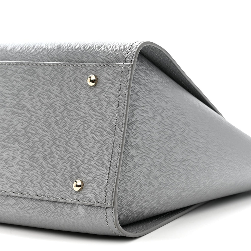 Chanel Caviar Studded Medium Deauville Tote Grey