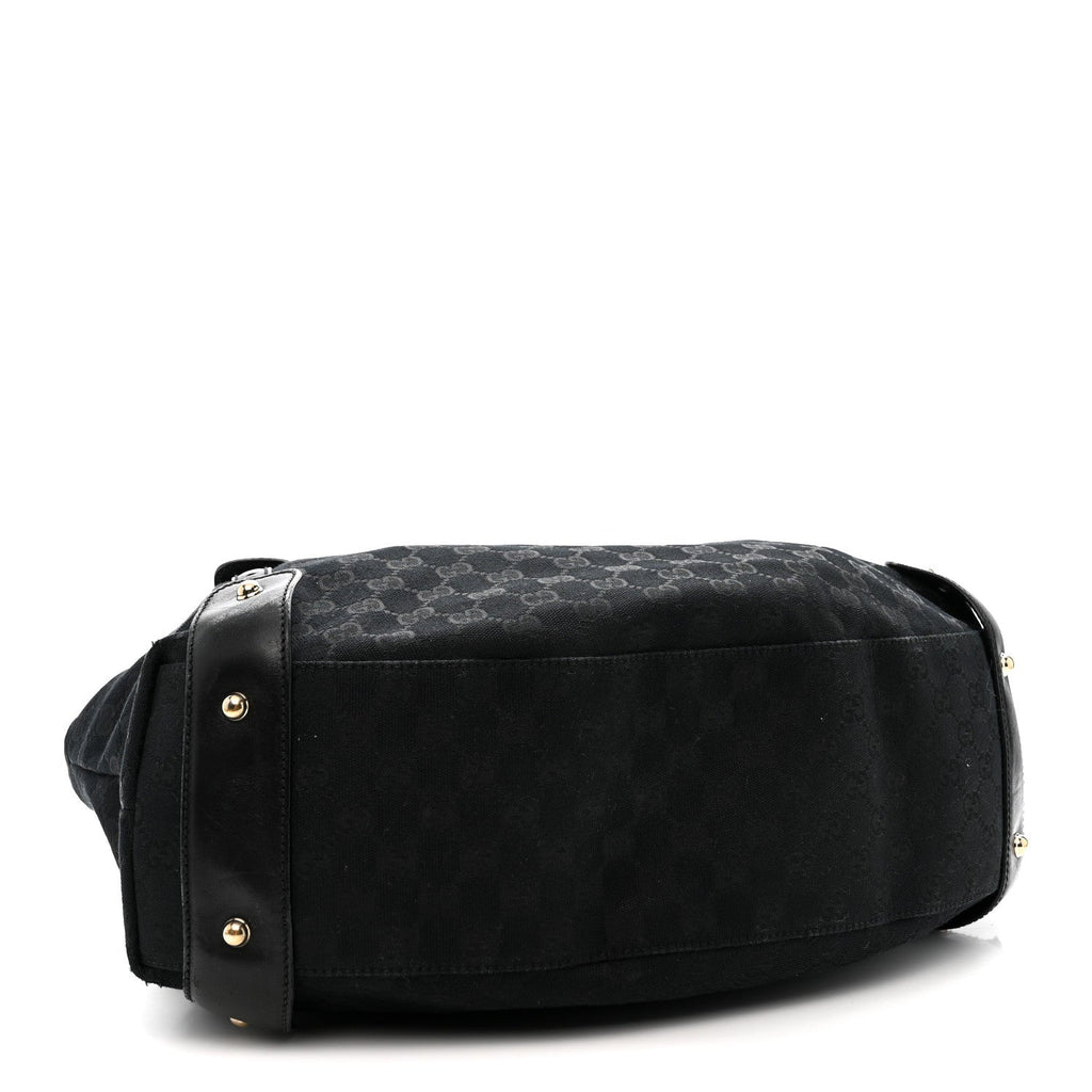 Gucci Monogram Medium Pelham Shoulder Bag Black