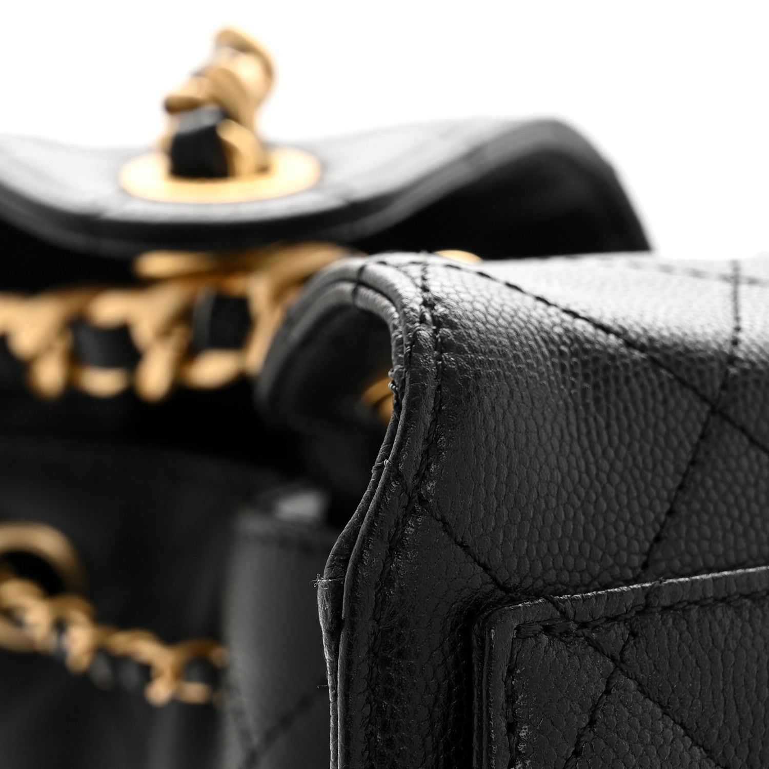 Chanel Caviar Quilted Small Chanel 25 Handbag Black