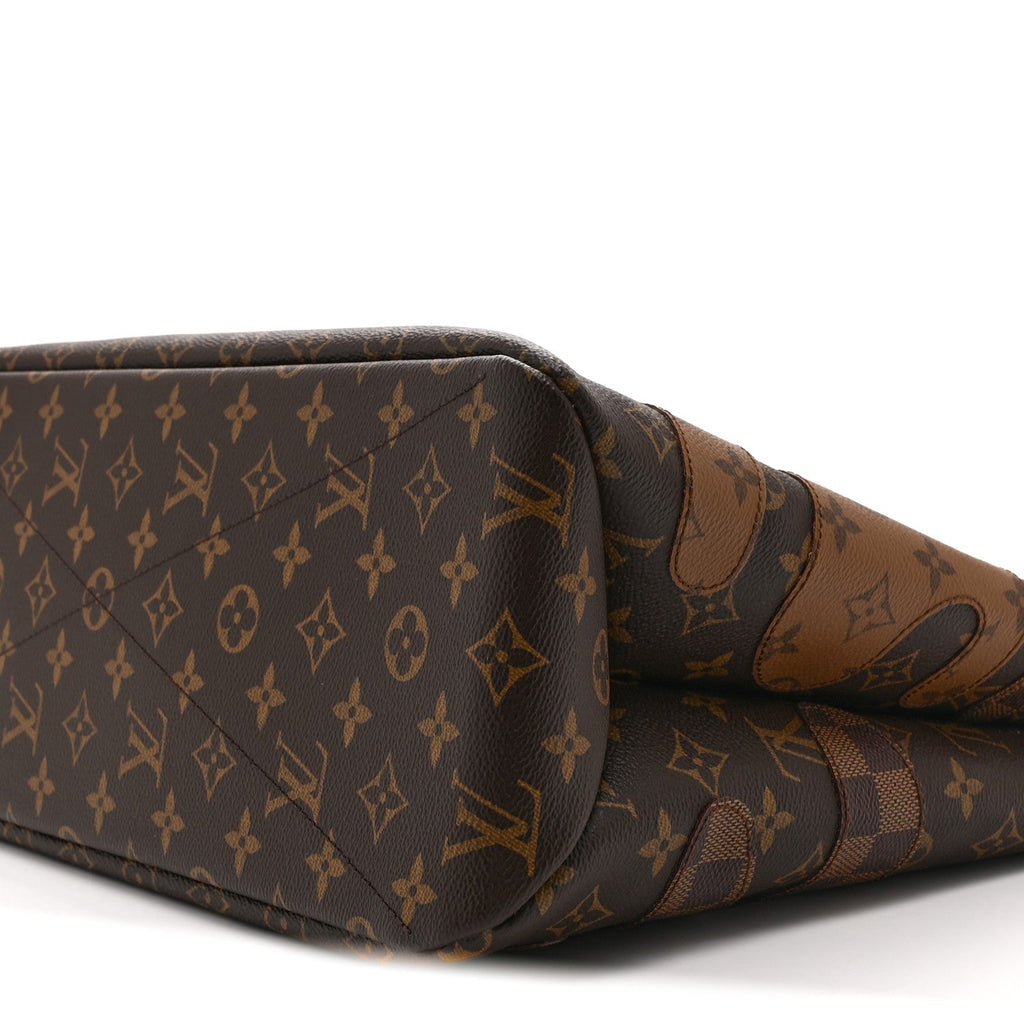 Louis Vuitton Monogram Landscape Shopper Tote MM Brown