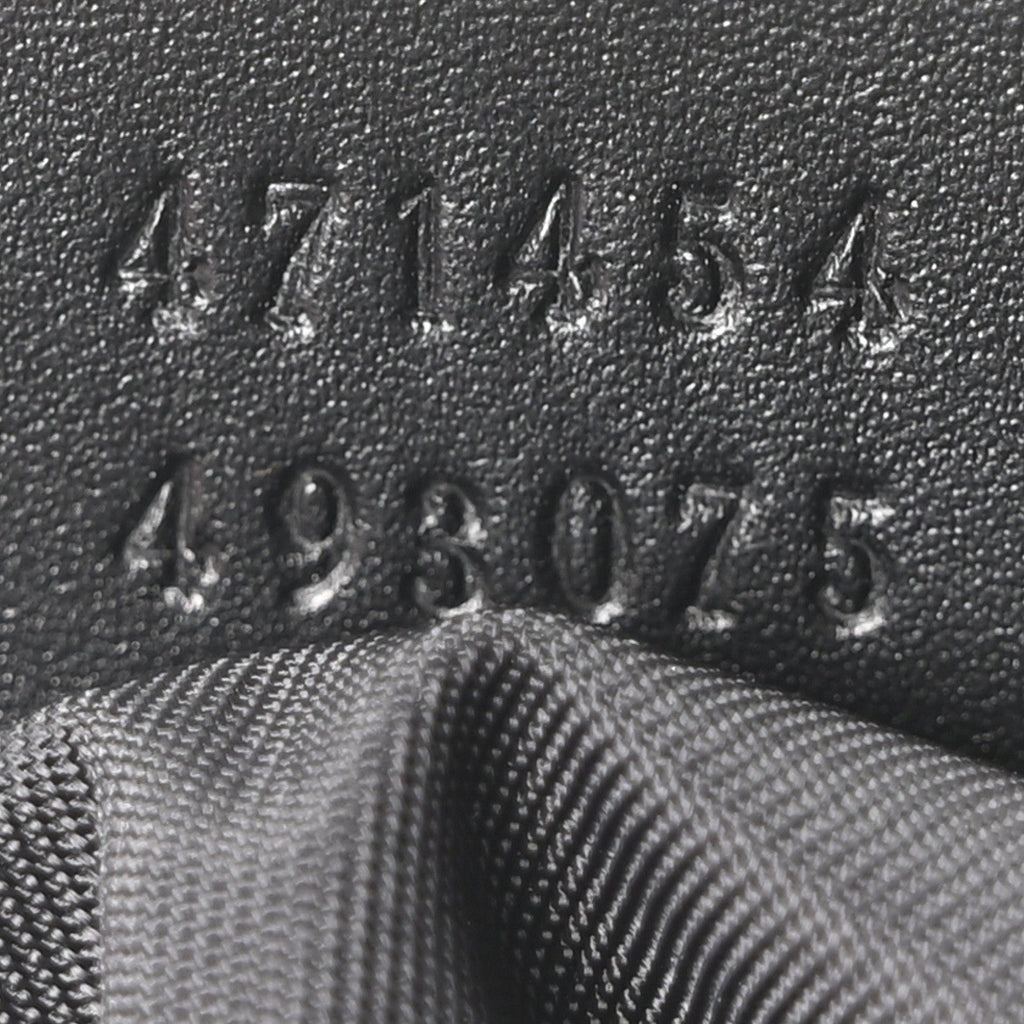 Gucci GG Supreme Monogram Web Messenger Bag Black