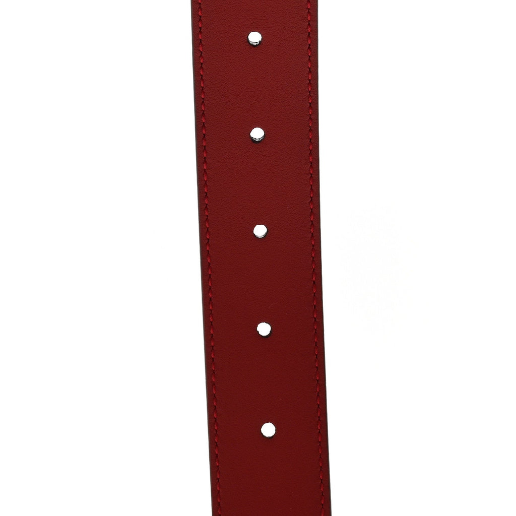 Gucci Plutone Calfskin Double G 30mm Belt 75 30 Red