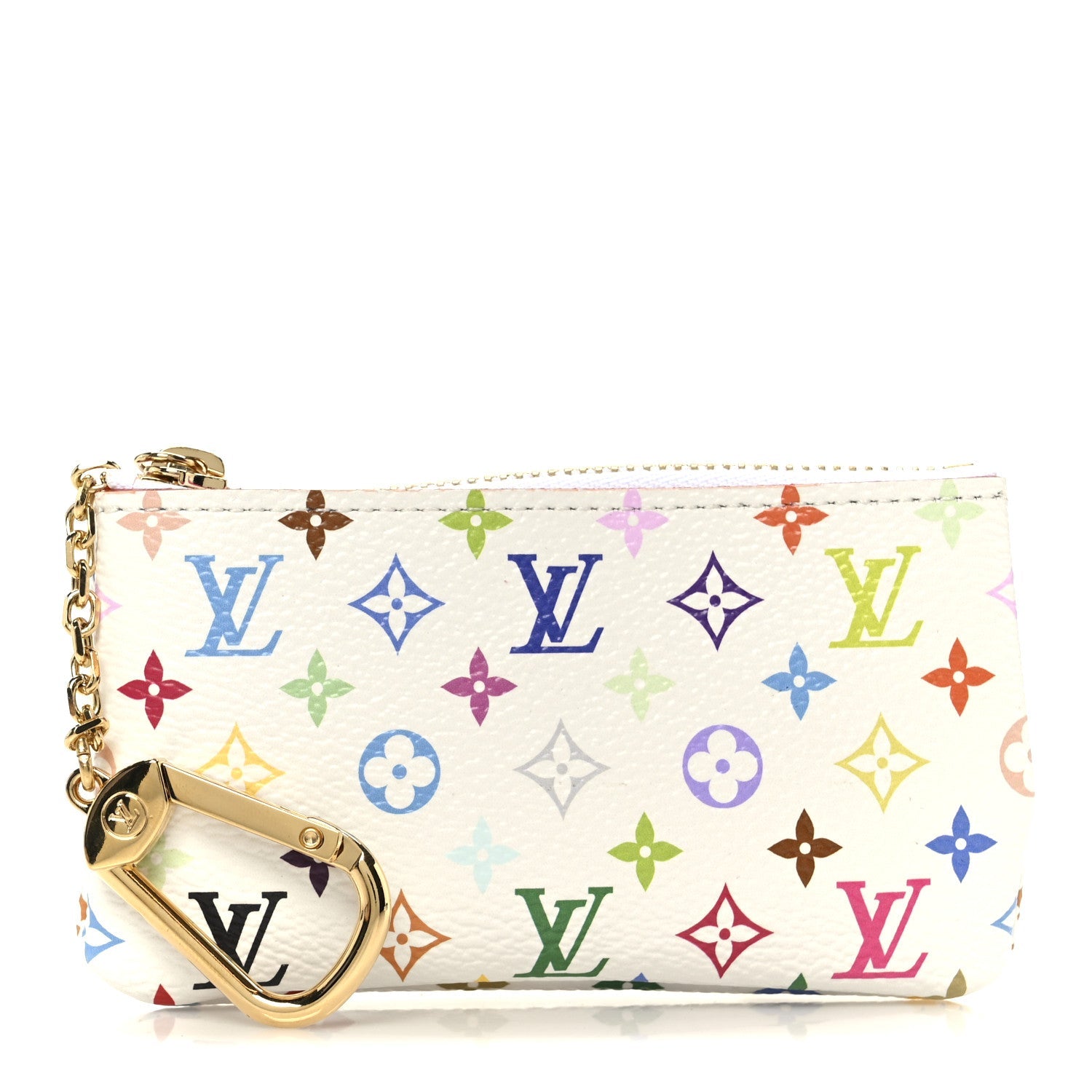 Louis Vuitton LV X TM Monogram Multicolor Key Pouch White