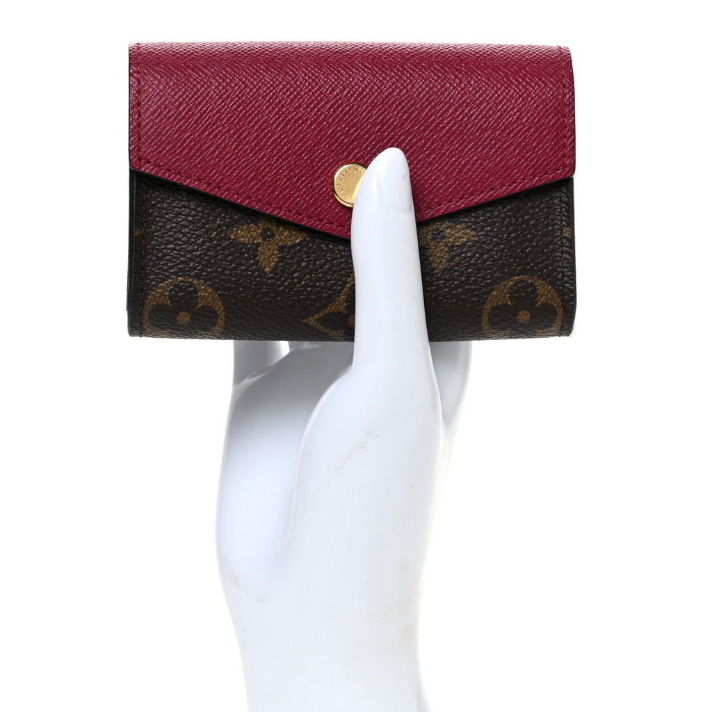 Louis Vuitton Monogram Sarah Multicartes Fuchsia