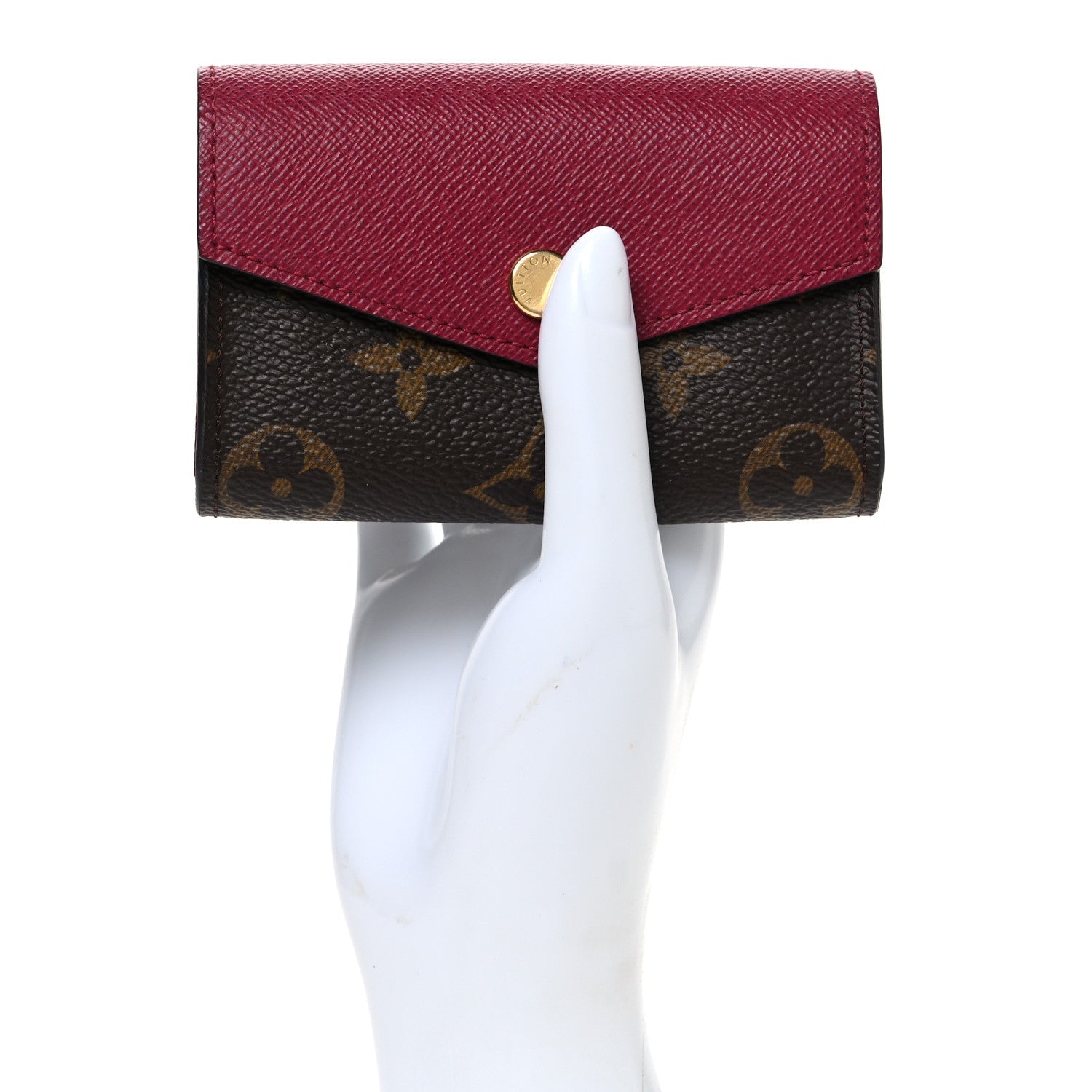 Louis Vuitton Monogram Sarah Multicartes Fuchsia