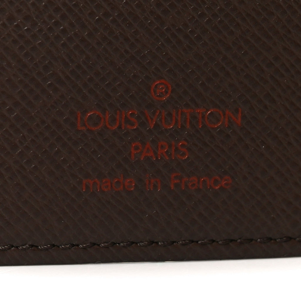Louis Vuitton Damier Ebene Medium Ring Agenda Cover