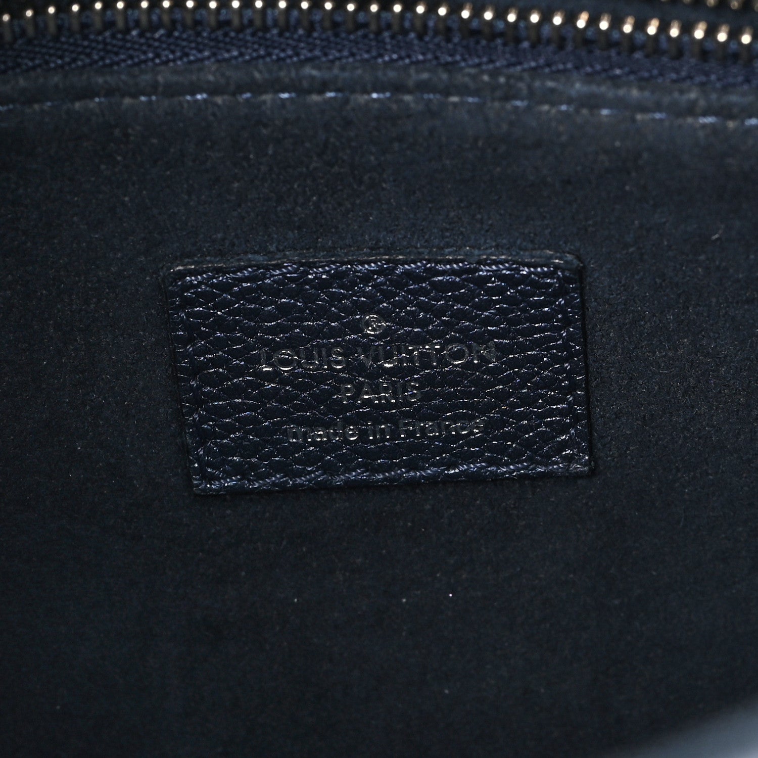 Louis Vuitton Metallic Empreinte Monogram Giant Onthego PM Navy Nacre