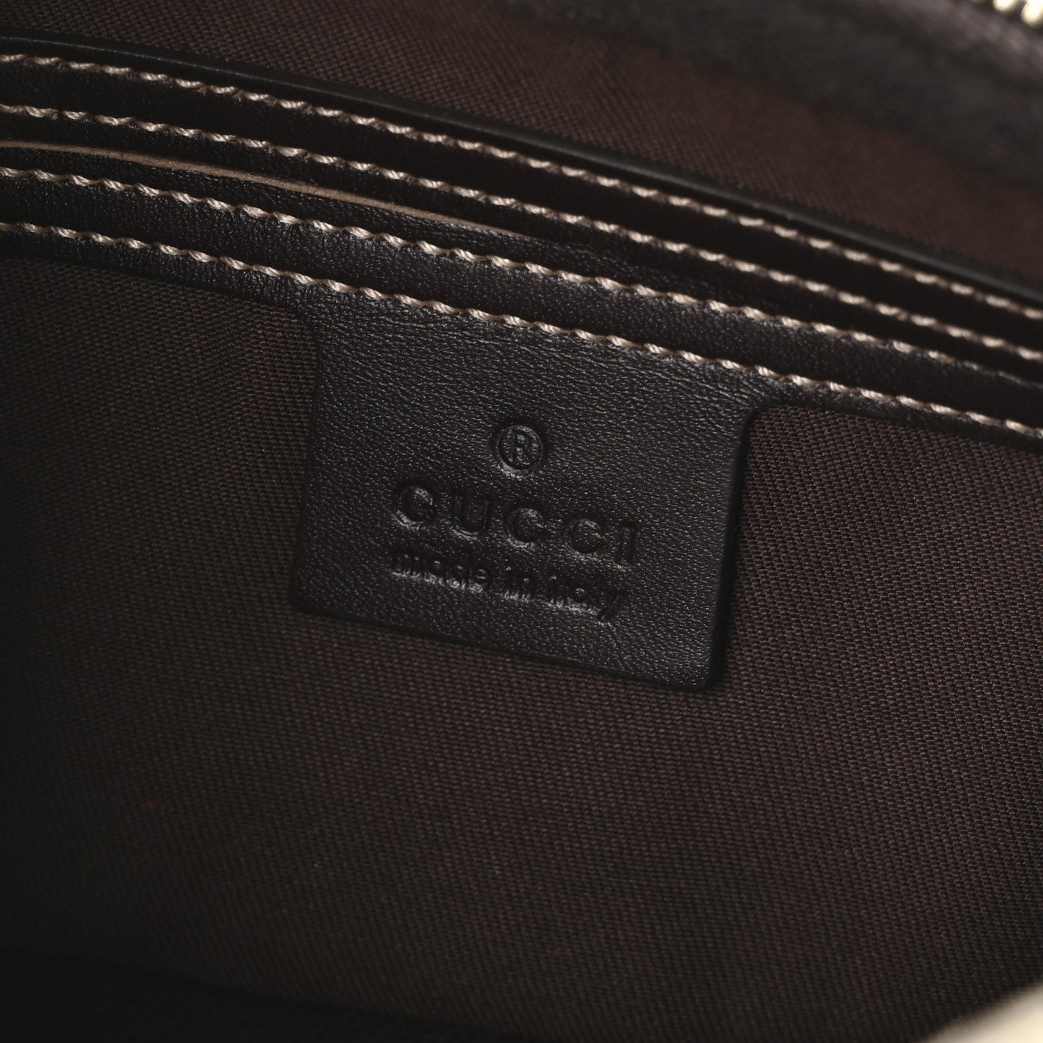 Gucci GG Supreme Monogram Belt Bag Dark Brown