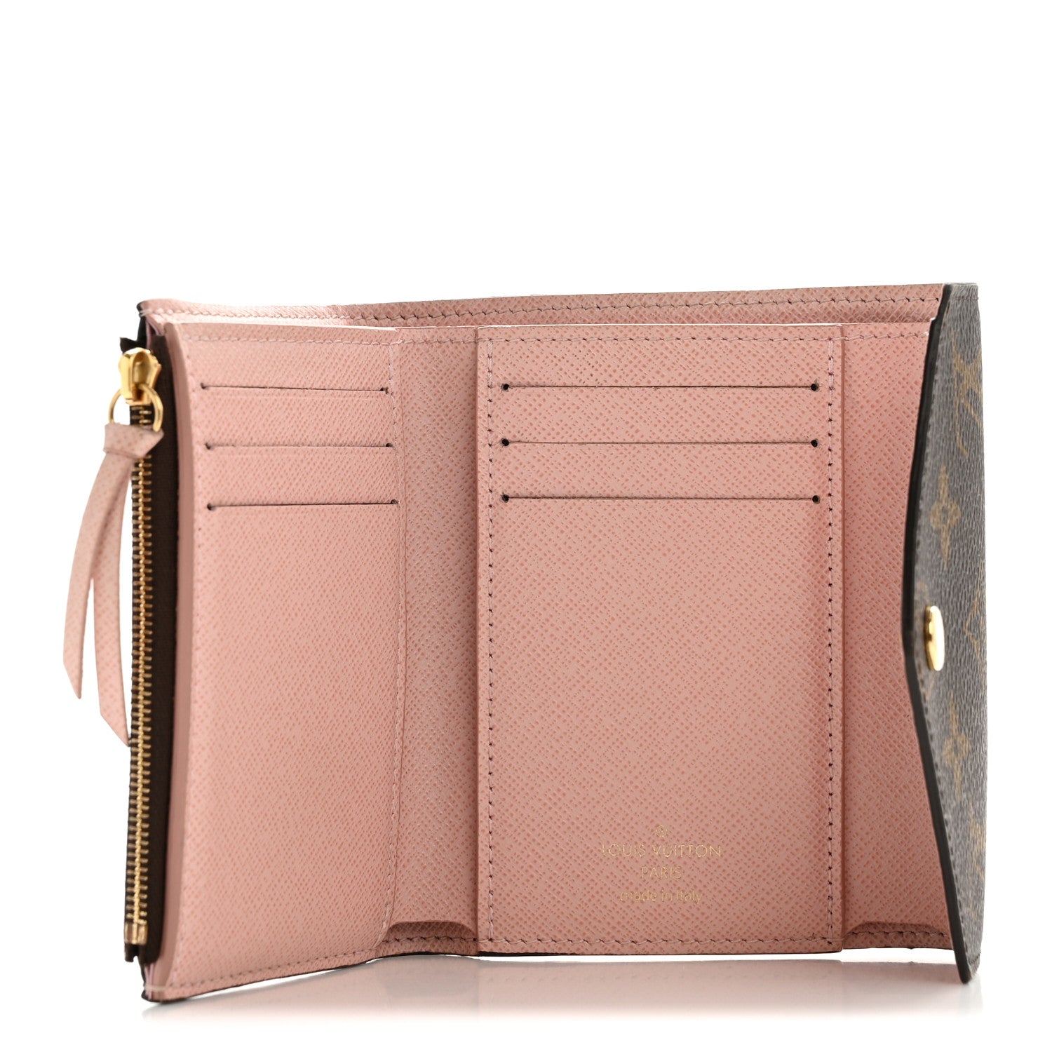 Louis Vuitton Monogram Victorine Wallet Rose Ballerine