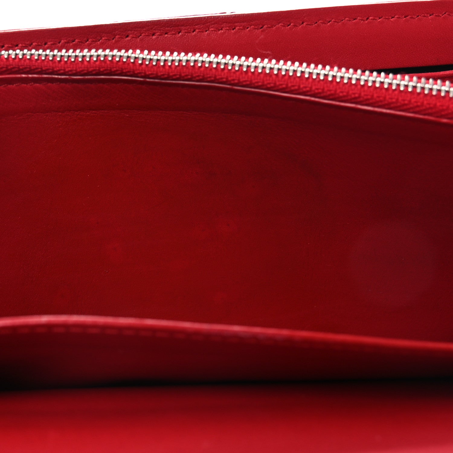Louis Vuitton Calfskin New Wave Long Wallet Rouge