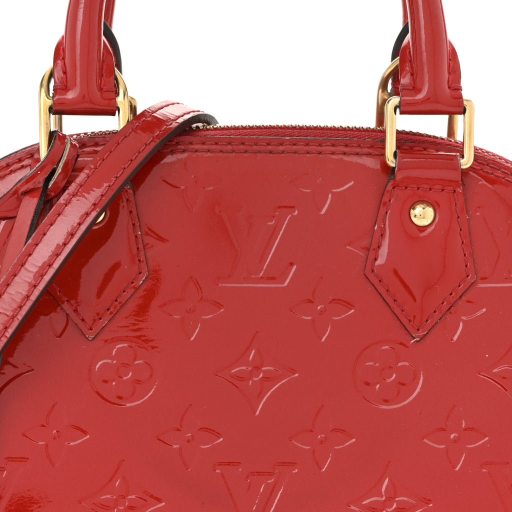 Louis Vuitton Vernis Alma BB Cherry