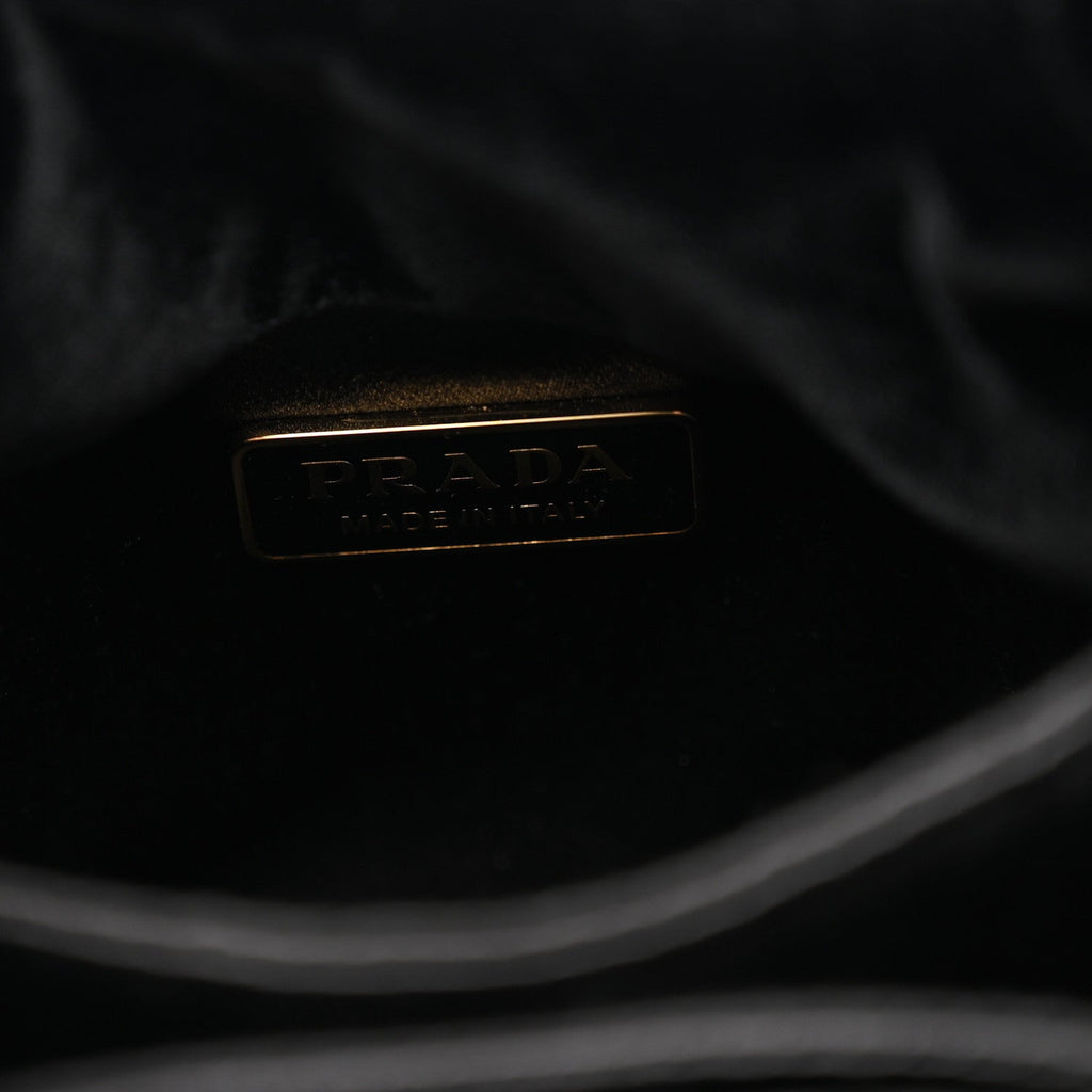 Prada Padded Velvet Mini Bag Black