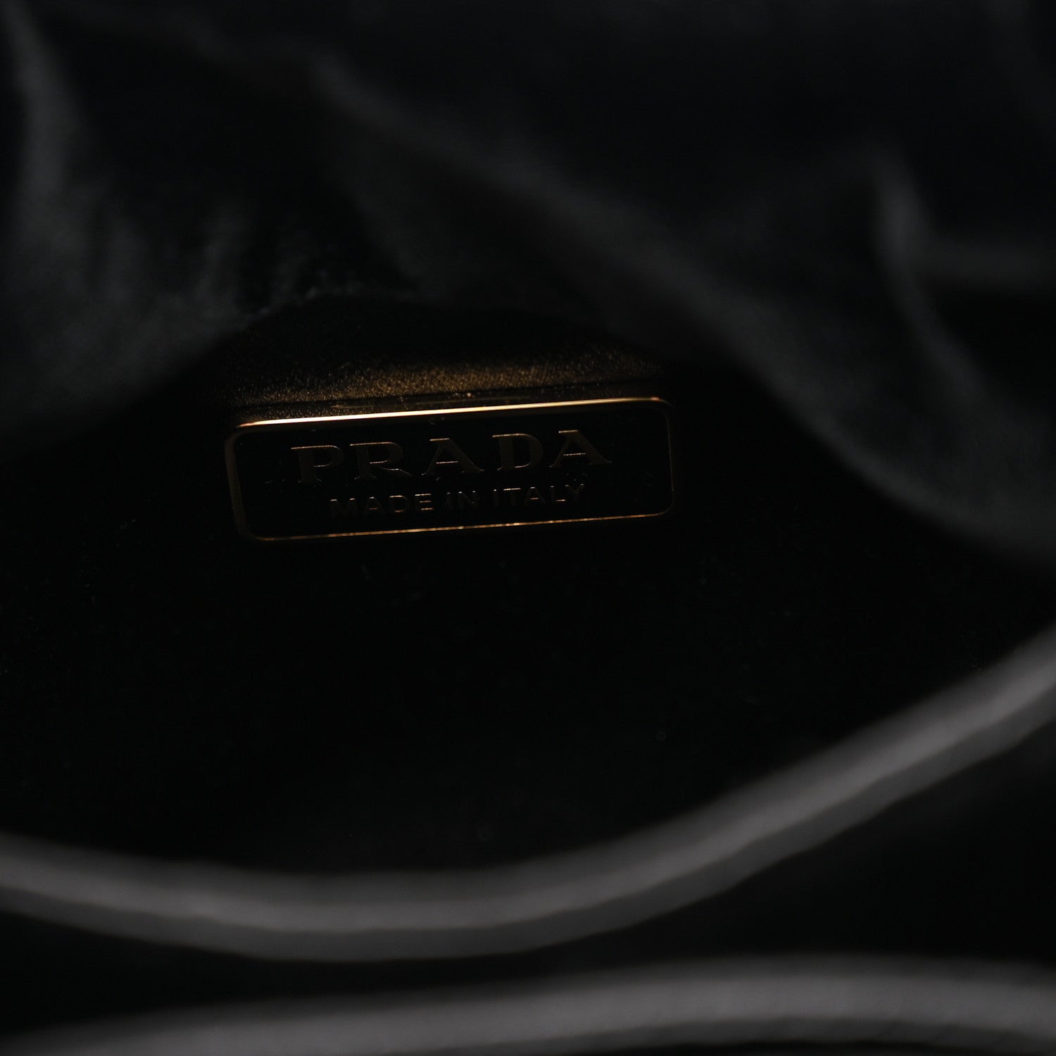 Prada Padded Velvet Mini Bag Black