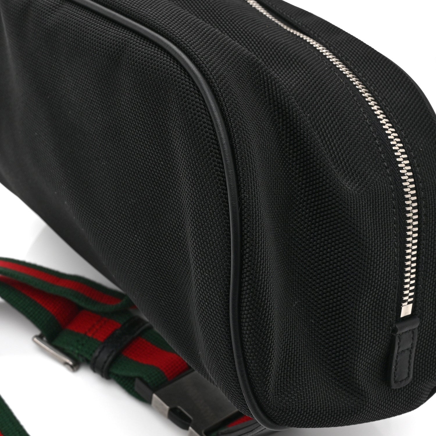 Gucci Techno Canvas Web Large Belt Bag Black
