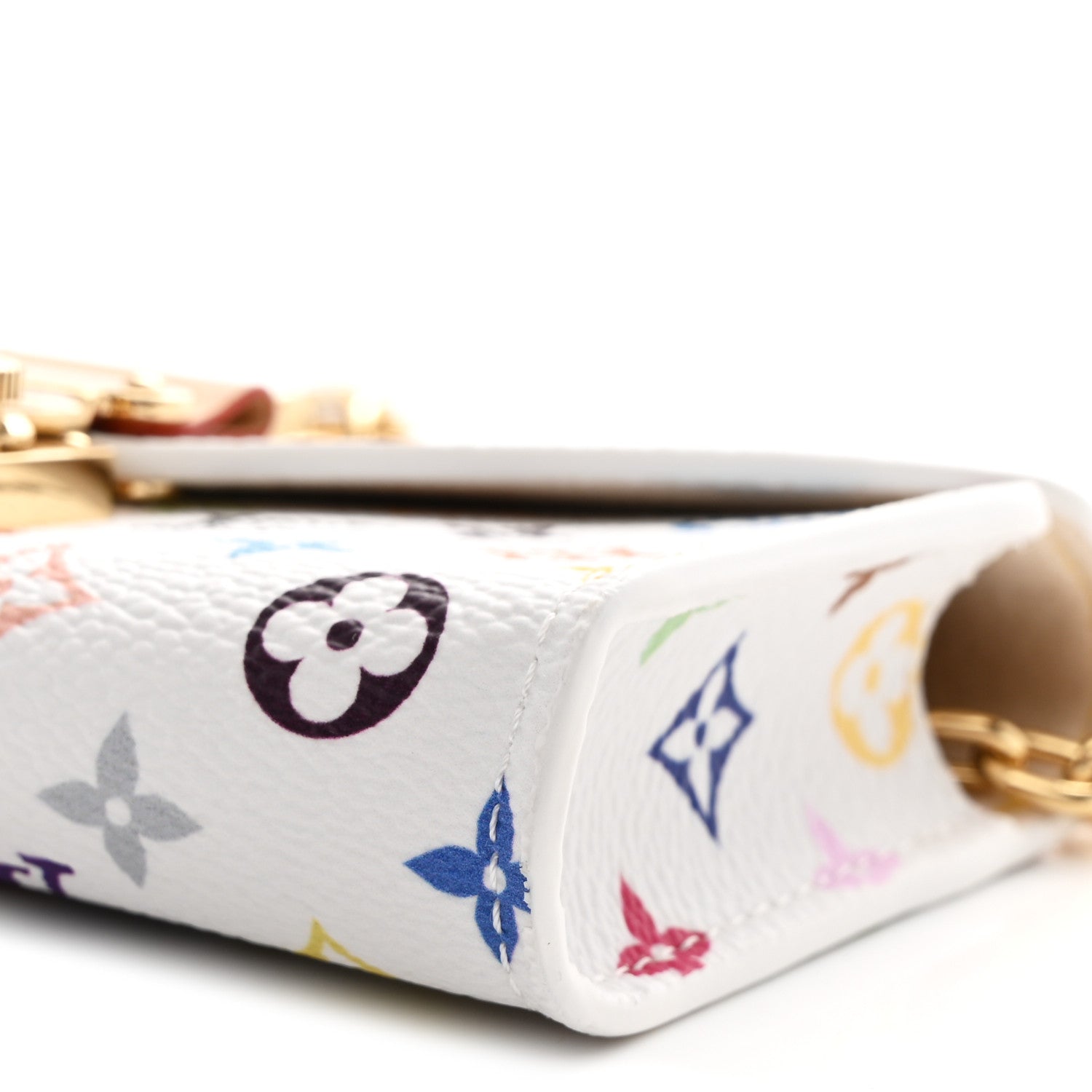 Louis Vuitton LV X TM Monogram Multicolor Pouch Metis Belt White