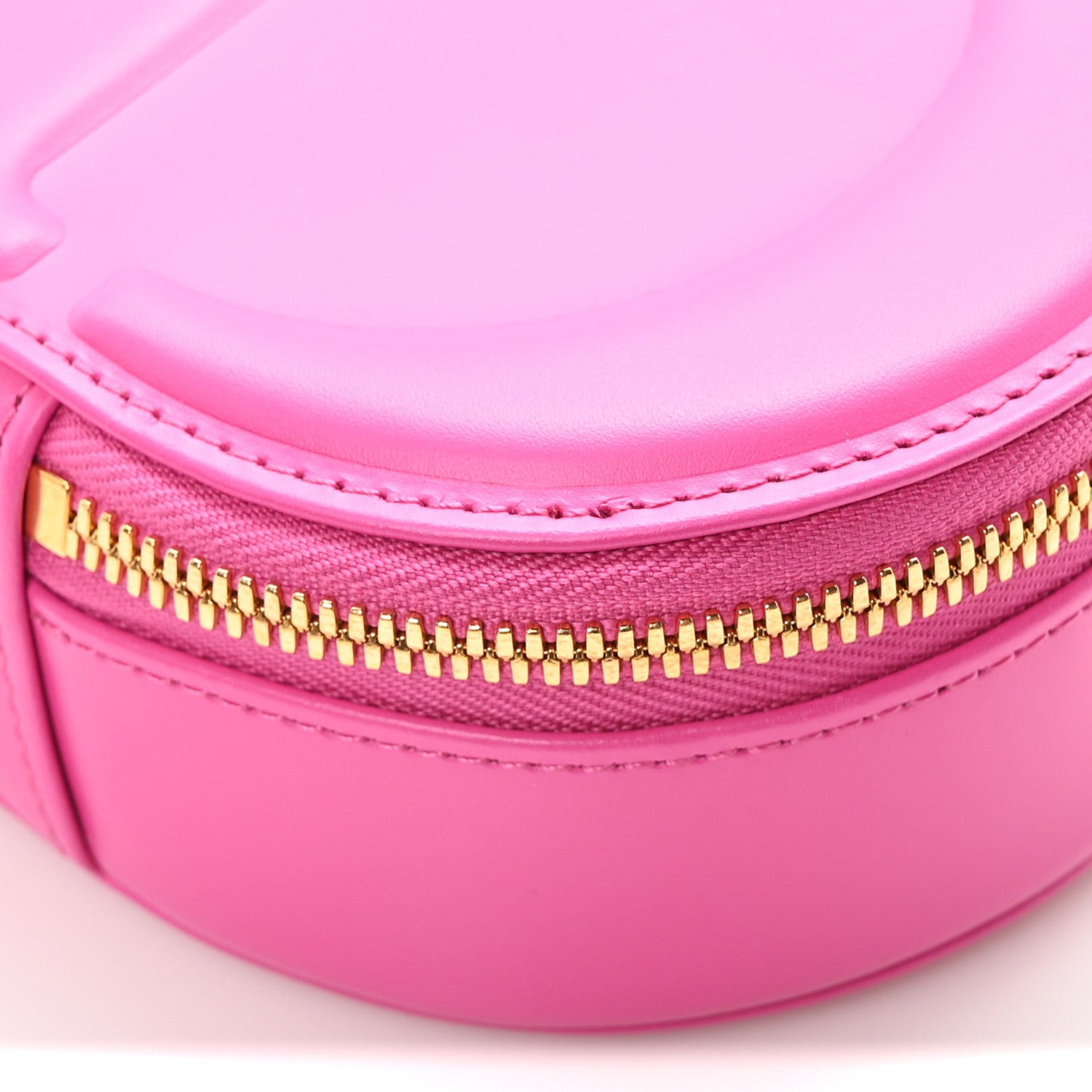 Christian Dior Calfskin CD Signature Oval Crossbody Camera Bag Rani Pink