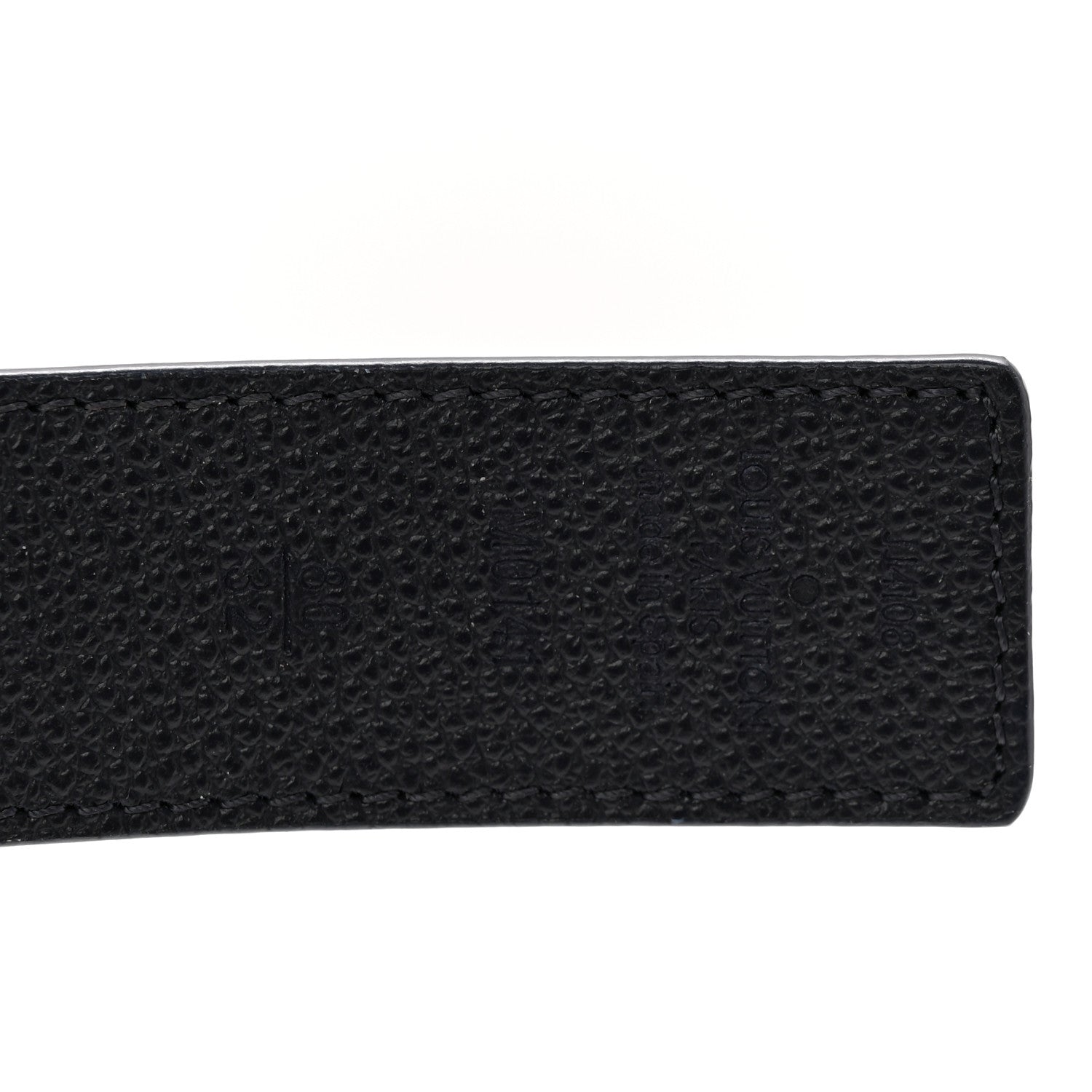 Louis Vuitton Calfskin Monogram 30mm LV Initiales Reversible Belt 80 32 Marine