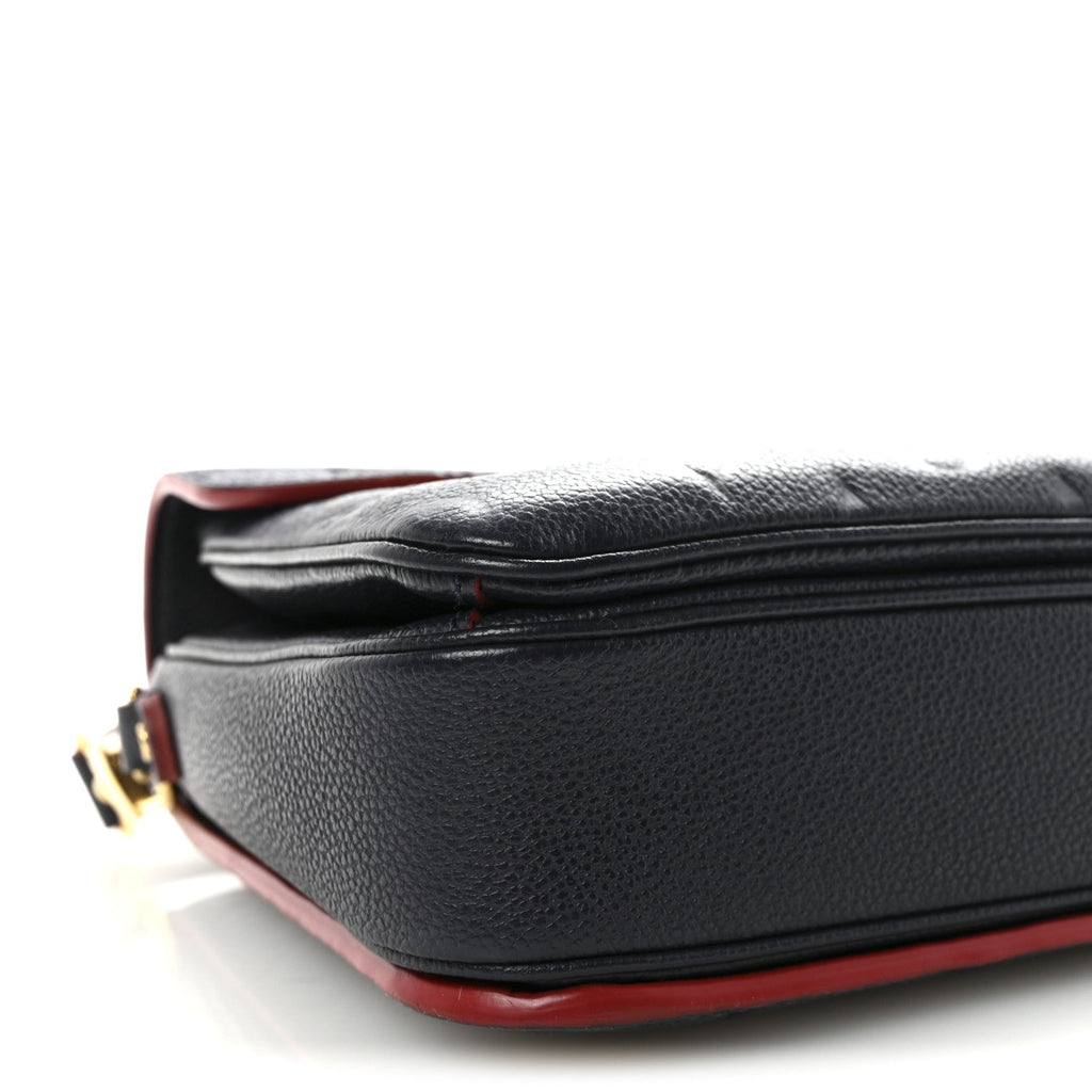 Louis Vuitton Empreinte Pochette Metis Marine Rouge