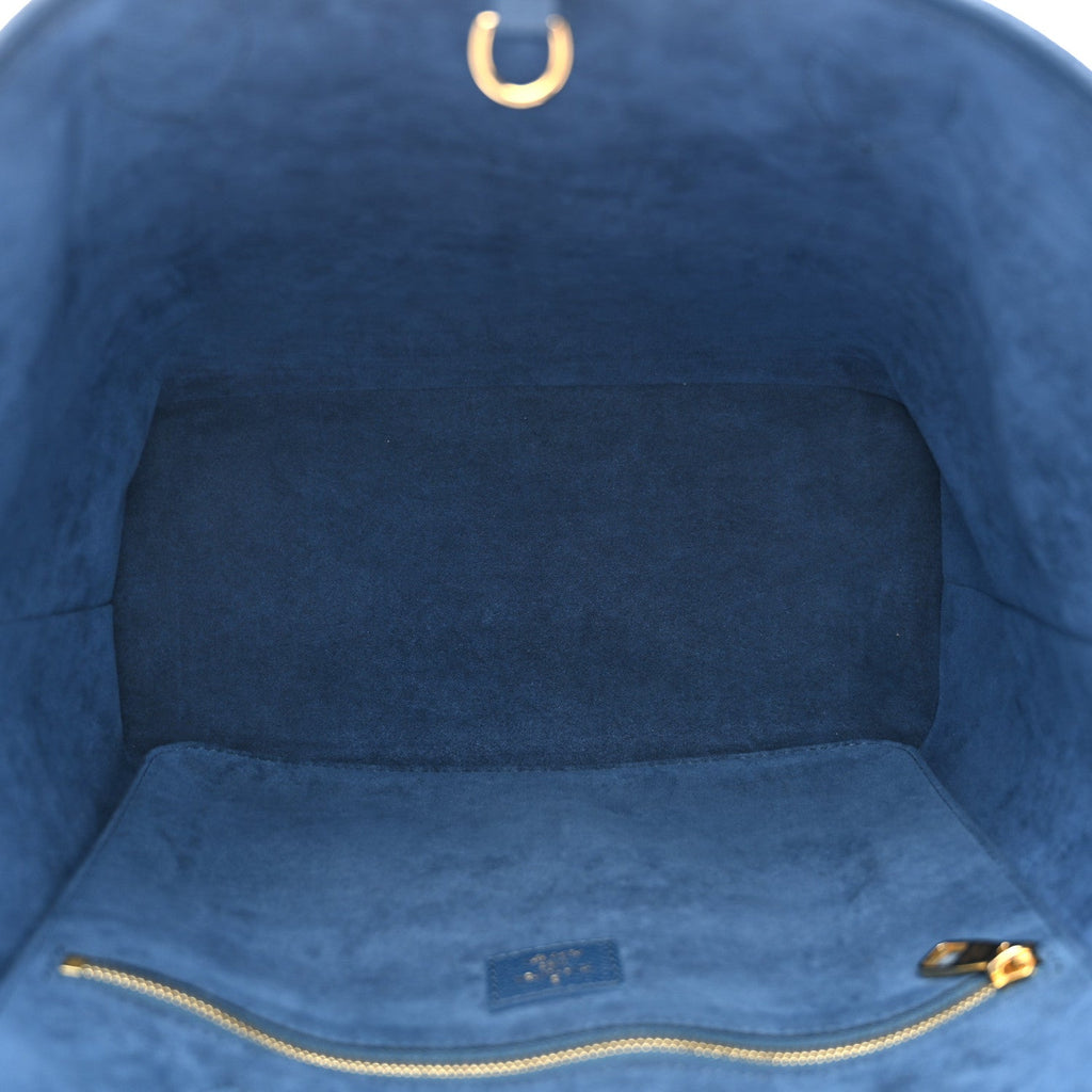 Louis Vuitton Empreinte Monogram Giant Neverfull MM Degrade Bleu