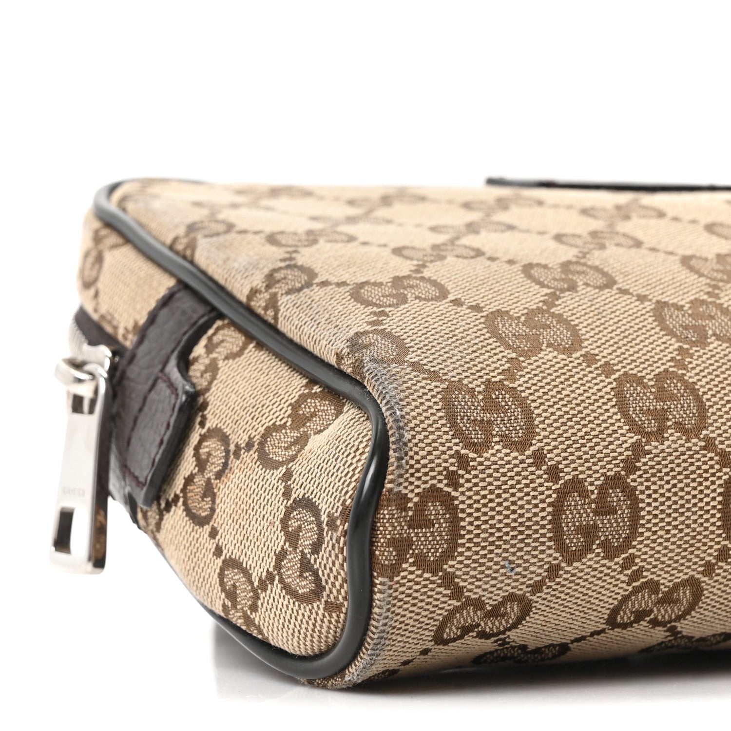 Gucci Monogram Belt Bag Dark Brown