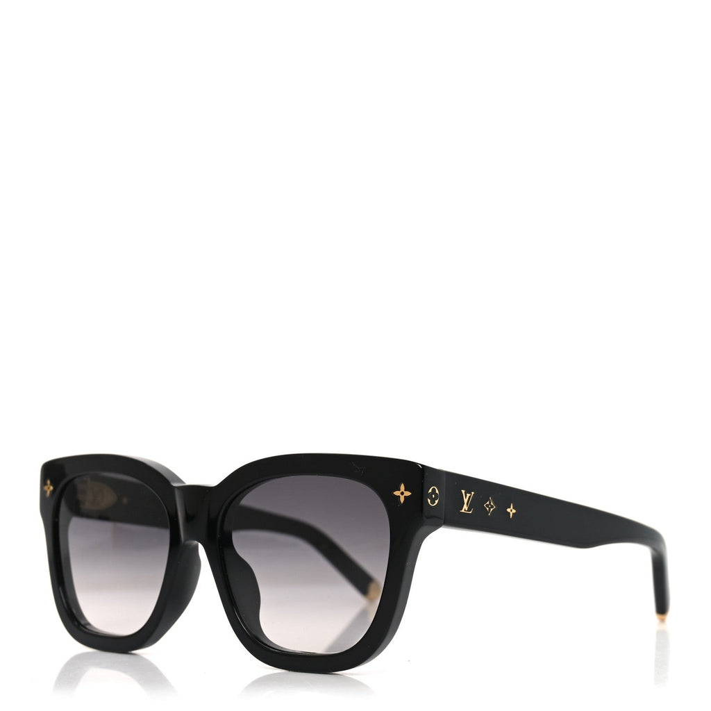 Louis Vuitton Acetate My Monogram Square Sunglasses Z1523E Black