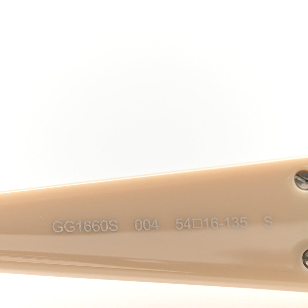 Gucci Acetate Oval Sunglasses GG1660S Ivory