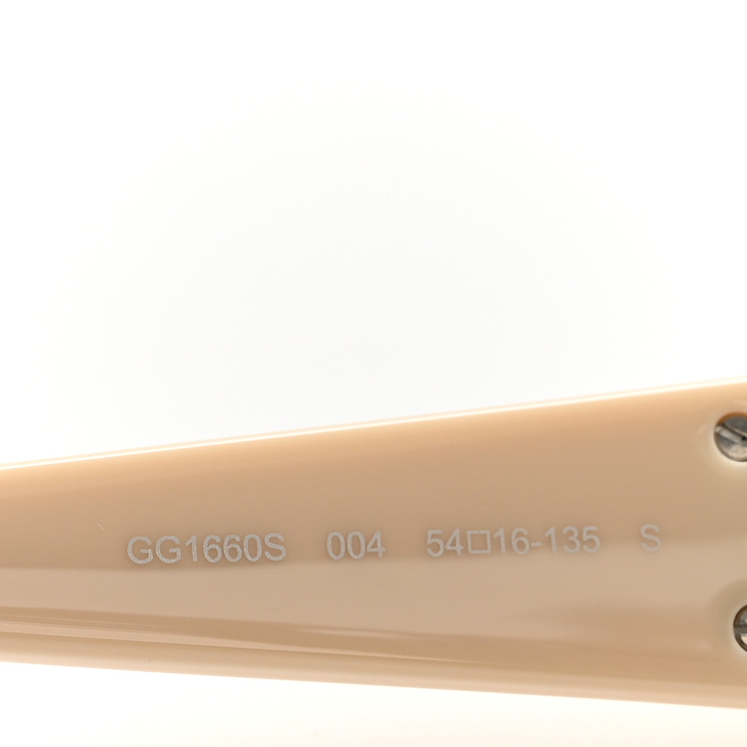Gucci Acetate Oval Sunglasses GG1660S Ivory