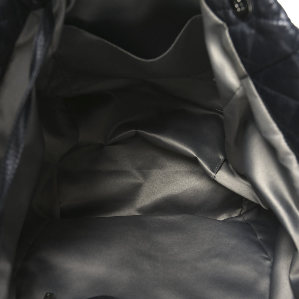 Chanel Lambskin Quilted Week End on Mars Tote Black