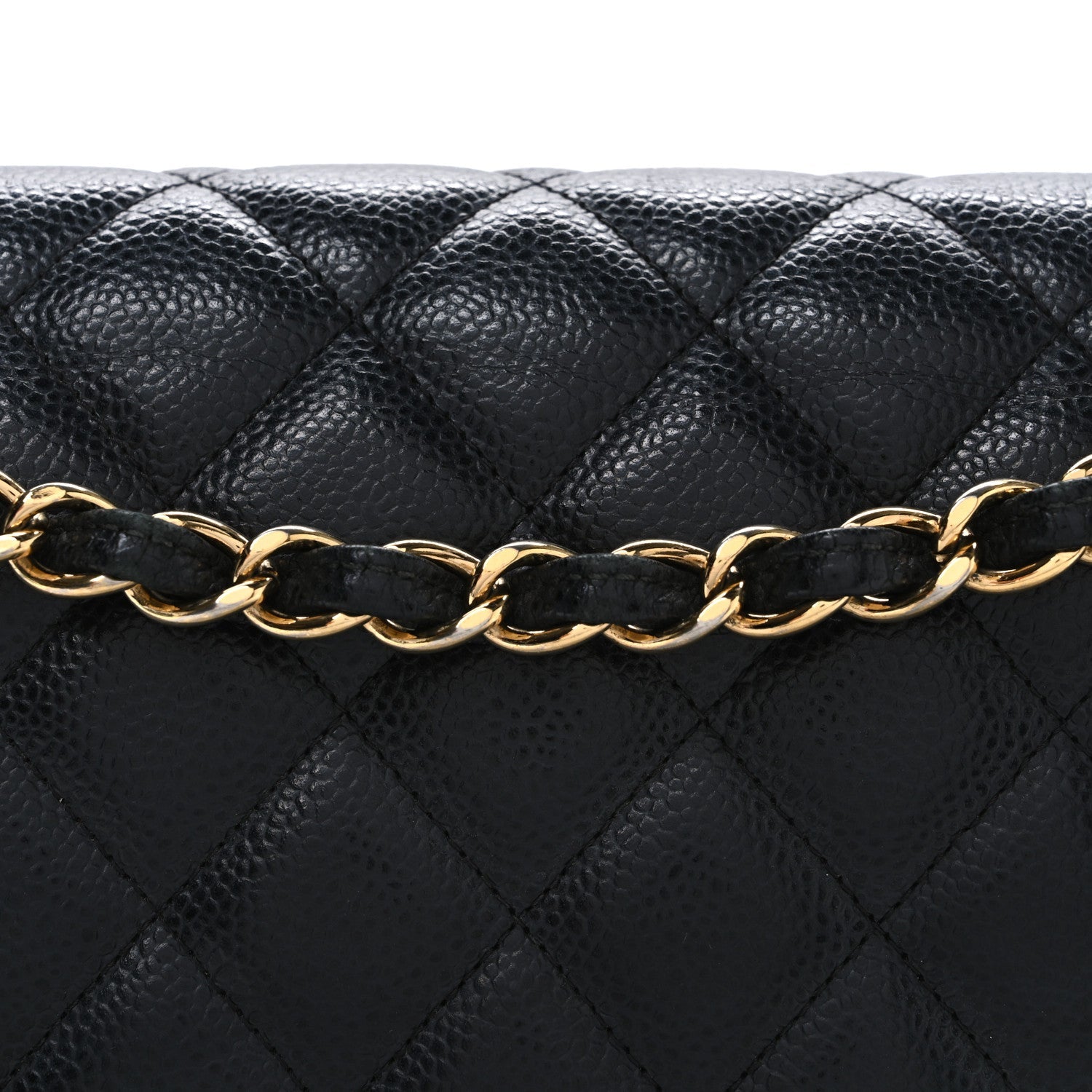 Chanel Caviar Quilted Jumbo Double Flap Black