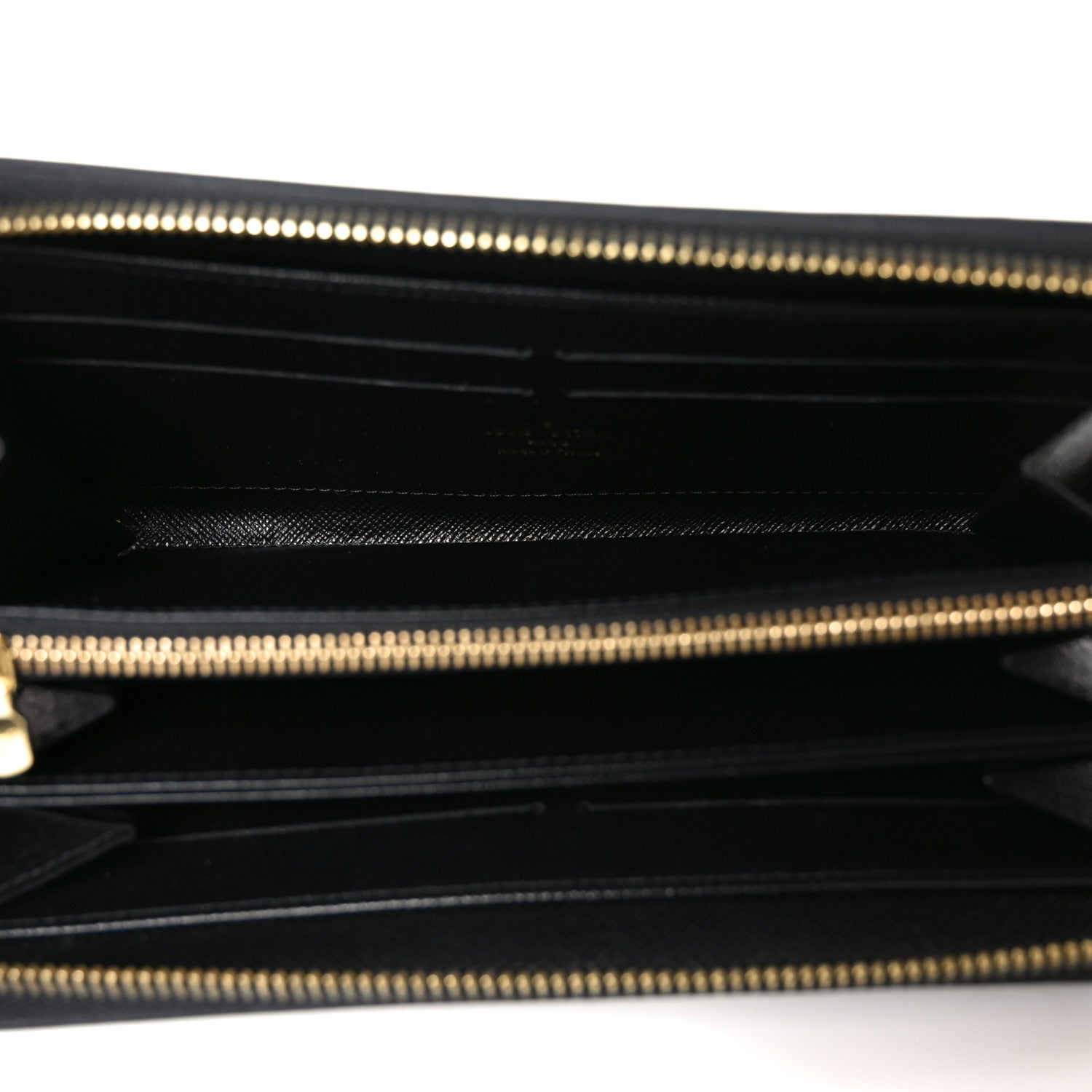 Louis Vuitton Calfskin Colored Monogram Zippy Wallet Blue Black